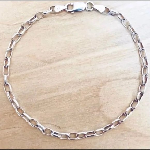 Sterling Jewelry - Sterling Silver Light Weight Charm Bracelet